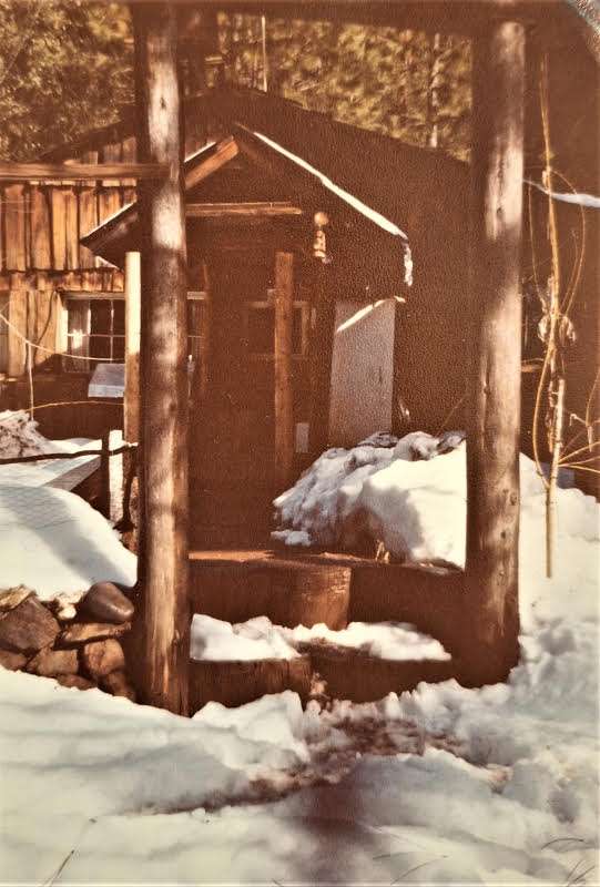 Cabin in the snow