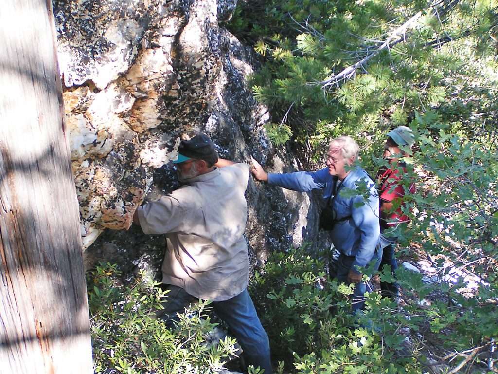 JP, Bob and Ray taking samples of the vein