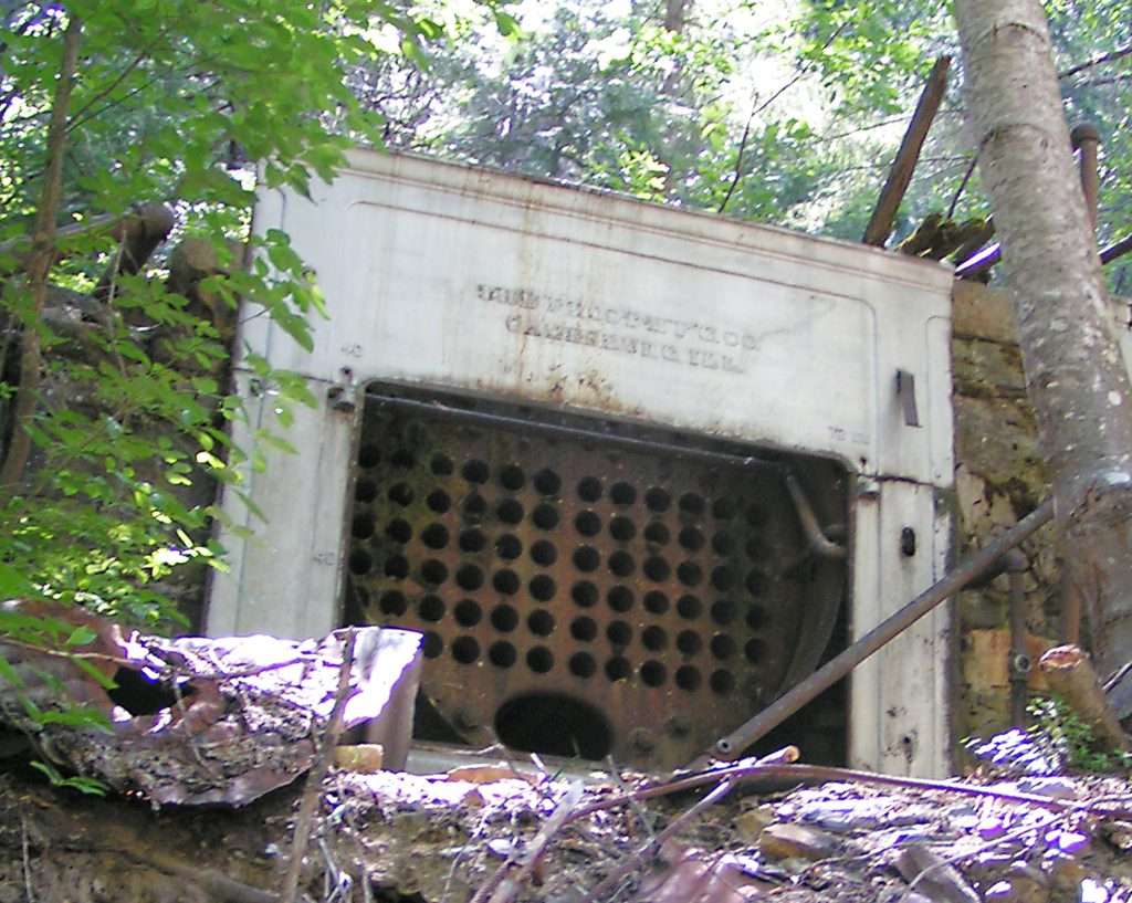 Part of the mill steam plant